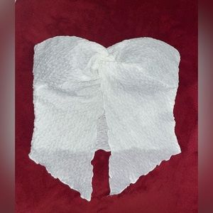 SHEIN Twist Split Hem Tube Top